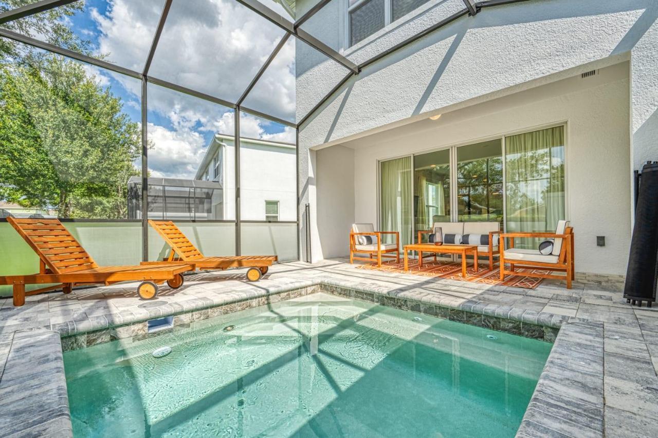 Modern Home With Private Pool Near Disney Орландо Екстериор снимка